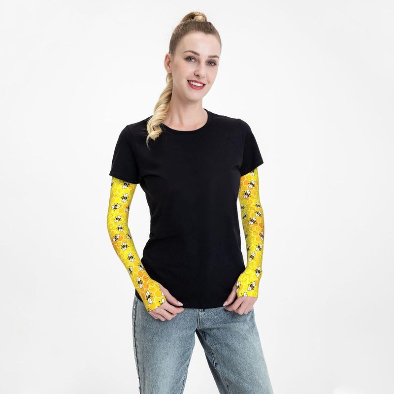 ANSGSD Gardening Sleeves For Women Men, Farm Sun Protection Thorn Proof Cooling Arm Sleeves Cover Arms For Garden Sports - Image 5